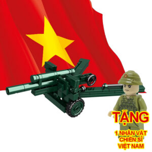 Bộ xếp hình Pháo Điện Biên Phủ M101 105mm Quân đội Nhân dân Việt Nam