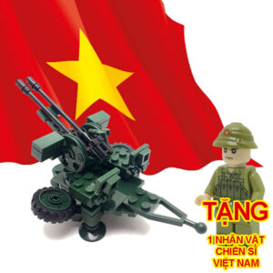Bộ xếp hình Pháo phòng không ZU-23-2 23mm Quân đội Nhân dân Việt Nam
