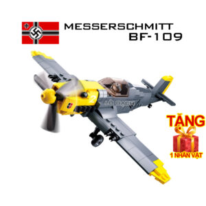 Bộ xếp hình Máy bay tiêm kích Bf 109 Messerschmitt quân Đức WW2 289 chi tiết