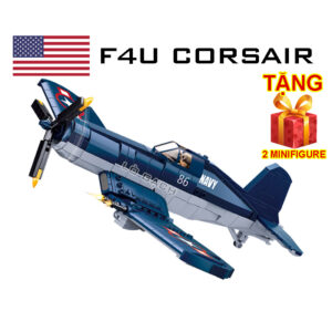 Bộ xếp hình Máy bay tiêm kích F4U Corsair quân đội Mỹ trong Thế chiến 2