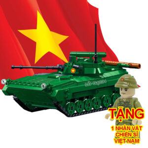 Bộ xếp hình Xe chiến đấu bộ binh BMP 1 BMP 2 - 3 trong 1 - 738 chi tiết