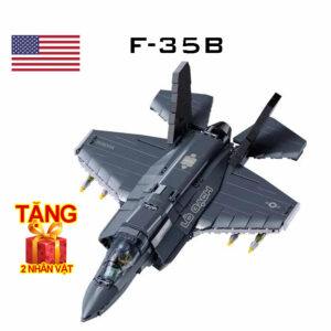 Bộ xếp hình Máy bay tàng hình F35B 705 chi tiết