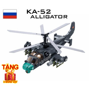 Bộ xếp hình trực thăng Kamov Ka 52 Alligator 913 chi tiết