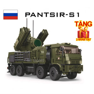 Bộ xếp hình Tổ hơp phòng không Pantsir S1 669 chi tiết