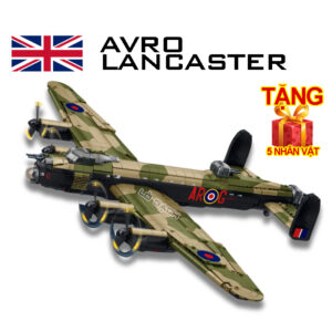 Bộ xếp hình Máy bay ném bom hạng nặng Lancaster Không quân Hoàng gia Anh WW2 1382 chi tiết